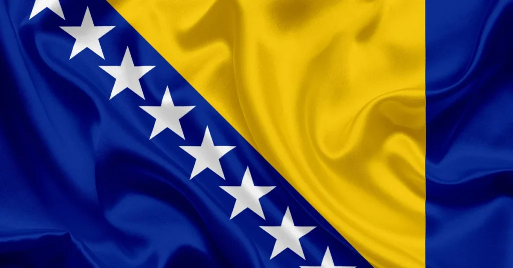 Bosnien Flagge