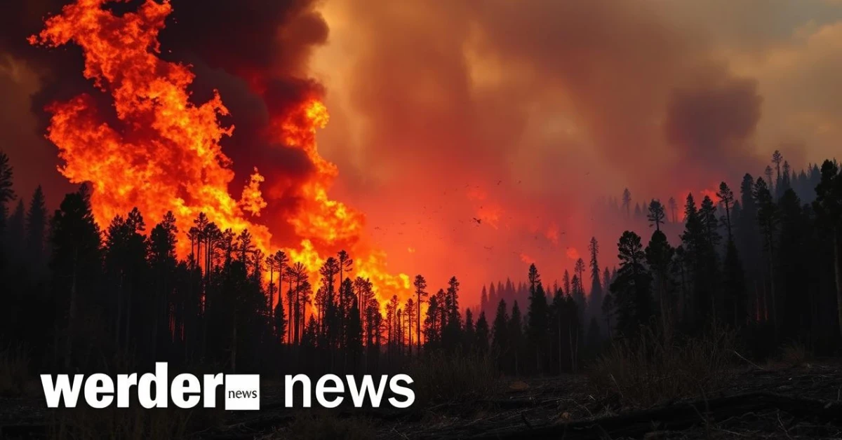 Waldbrand in den USA