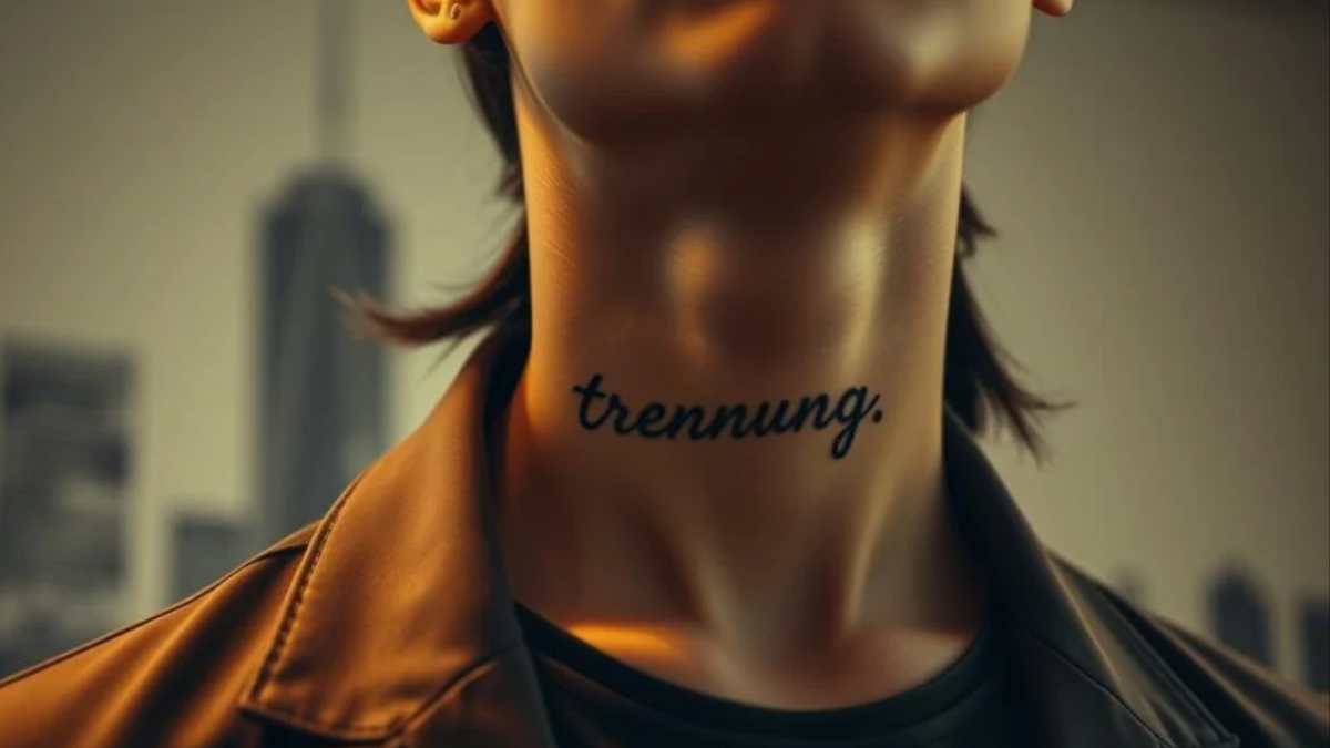 trennung nacken tattoo