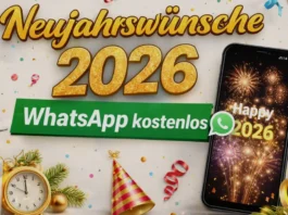 Neujahrswünsche 2026 WhatsApp kostenlos