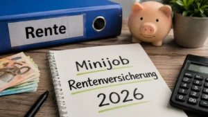 Minijob Rentenversicherung 2026